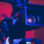 Modern Digital Cinema Camera Close Up